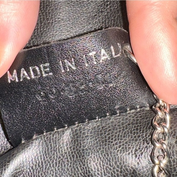 Lancel Paris made in Italy black velvet vintage cross body bucket bag - Picture 7 of 15